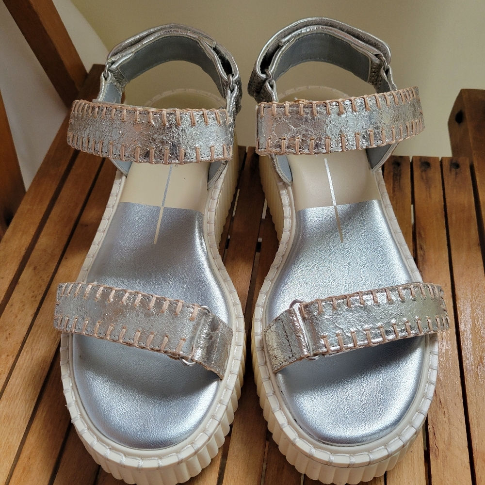 Dolce Vita Silver Sandals